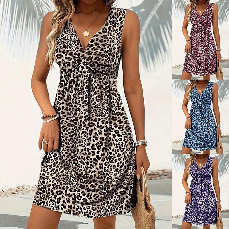 Summer Line Clothing Brand - Spring Summer New Women's Clothing Leopard
