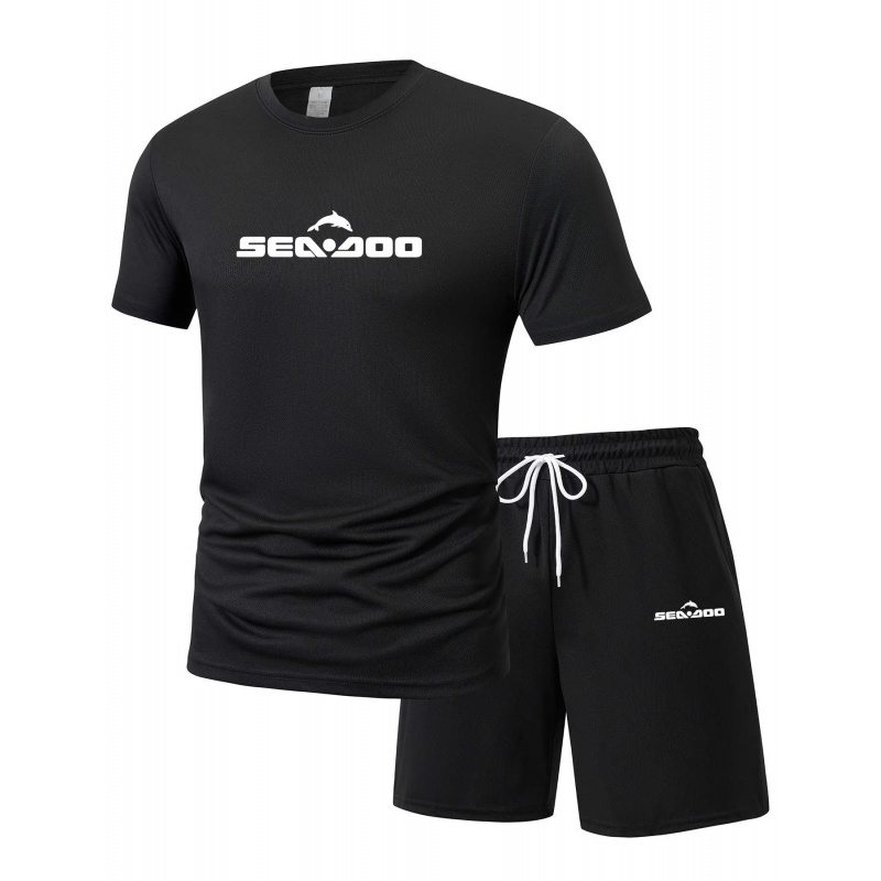 Summer Clothing Sets Men - Sea Doo Seadoo Moto Printed Men's