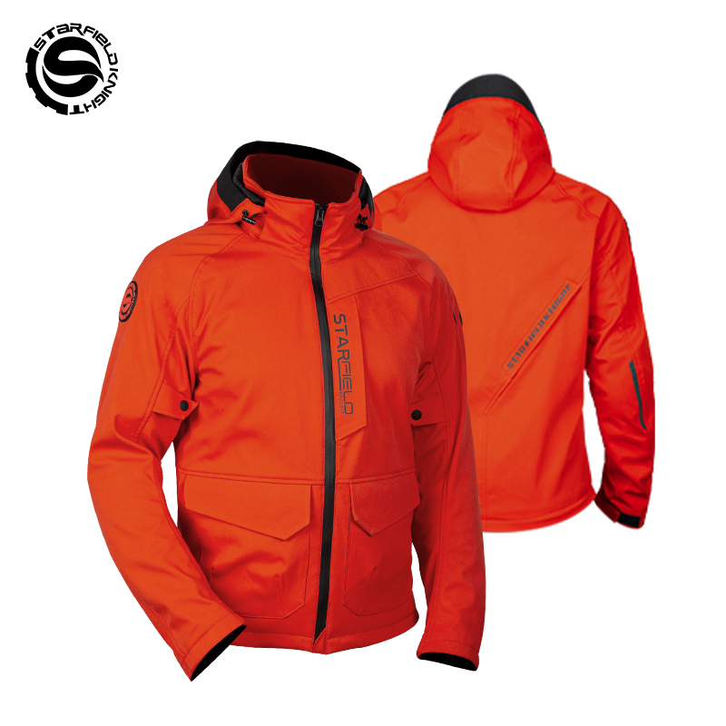 Summer Knights Clothing - SFK Orange Motorcycle Jacket Men Women