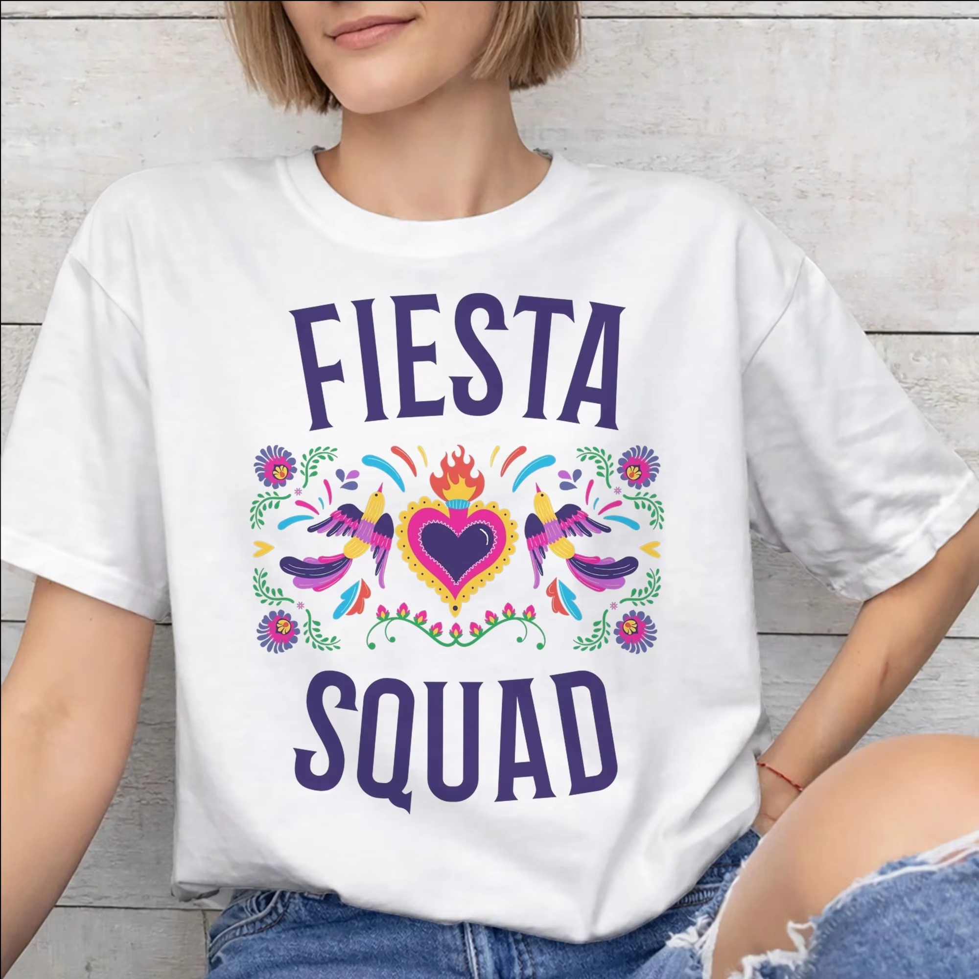 Summer Clothing Ideas For Women - Fiesta Squad Cinco De Mayo Tee