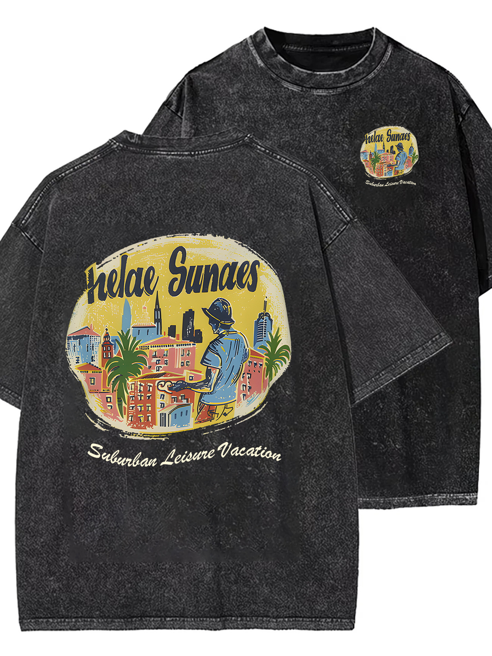 Summer Clothing Vibes - Hawaii Positive Vibes Optimism Printed Men