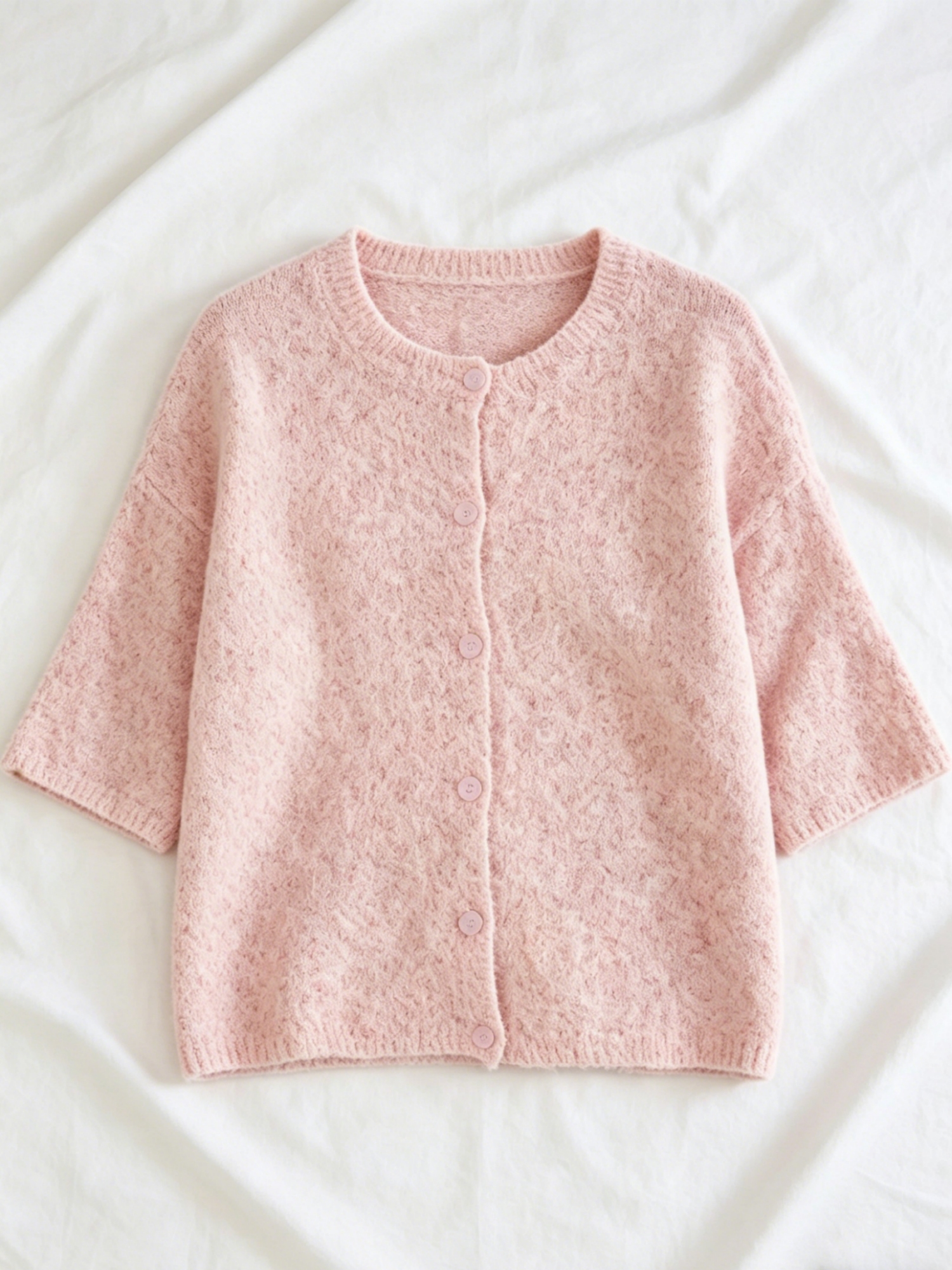 Summer Clothing Juniors - Women's plus size button knit cardigan,