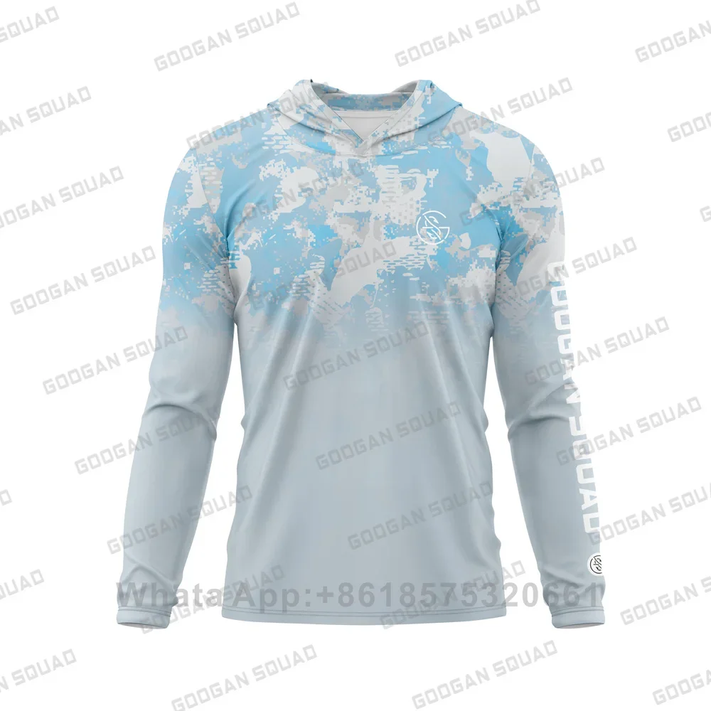 Rash Guard Long Sleeve - GOOGAN SQUAD Men's Hooded UPF 50+