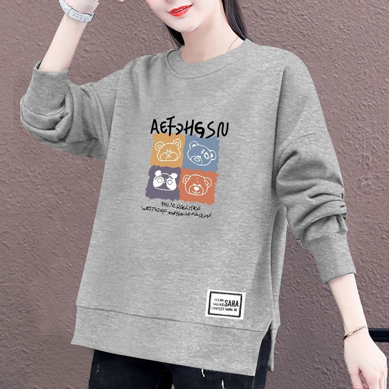 Spring Autumn Round Neck Print – Summer Clothing For 70 Year Old Woman recenzja i cena