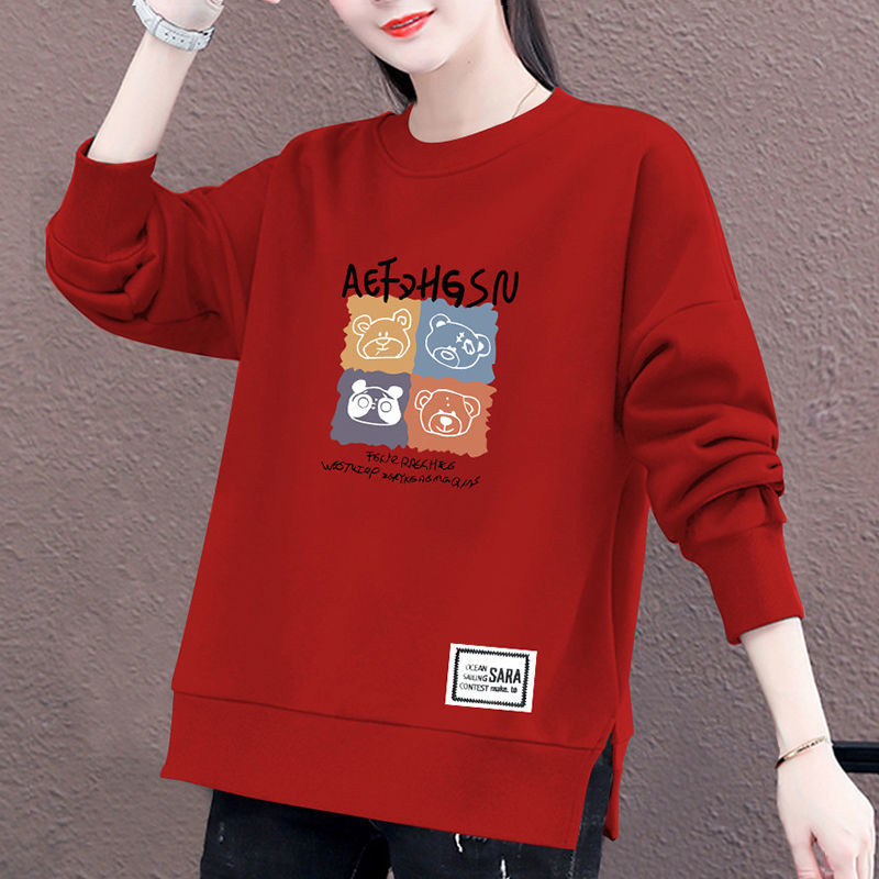 Spring Autumn Round Neck Print – Summer Clothing For 70 Year Old Woman recenzja i cena