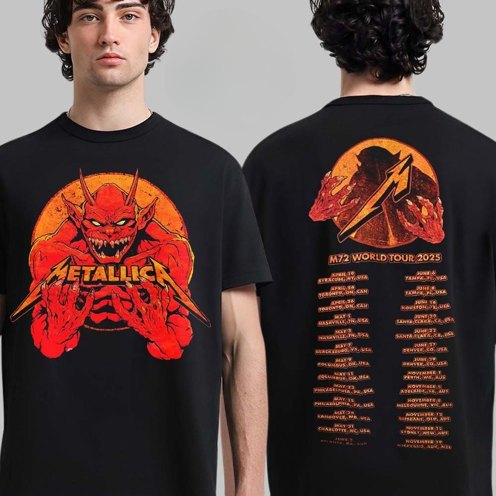 Metallica M72 World Tour Retur – Summer Clothing Europe recenzja i cena
