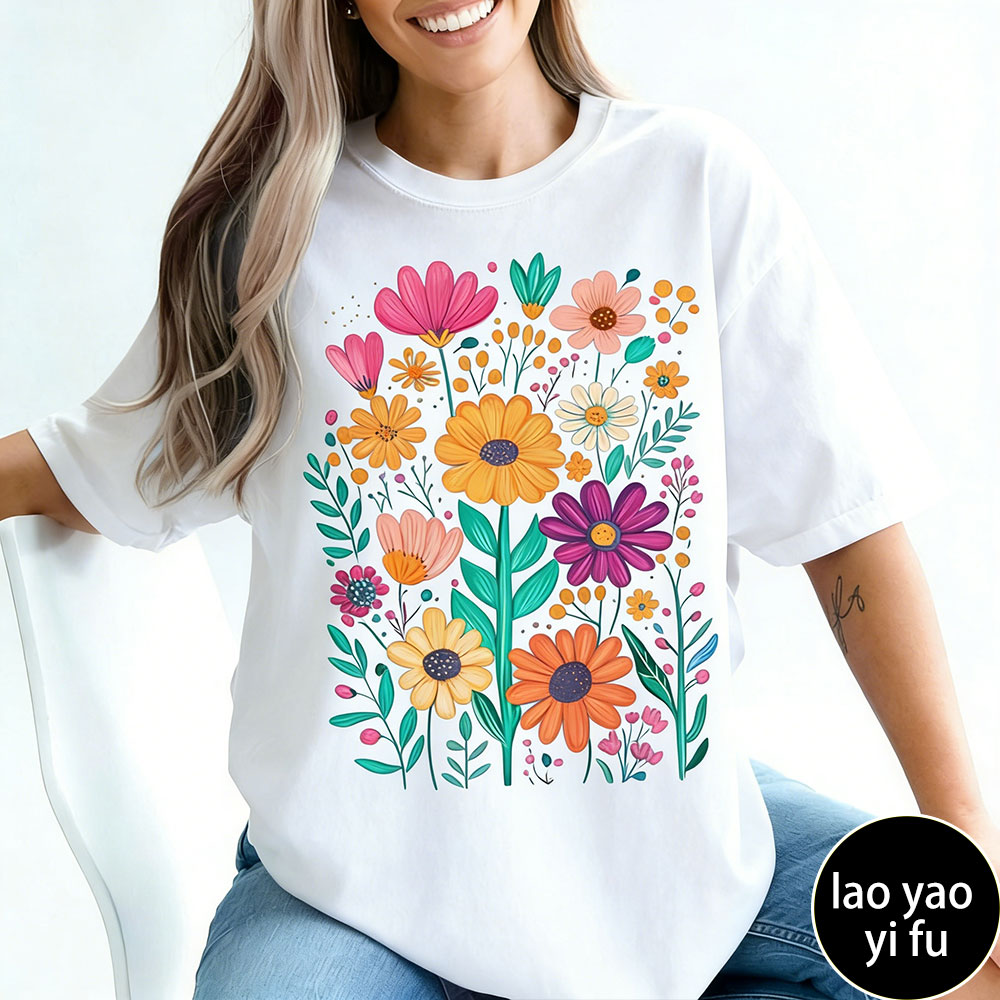 Boho Summer Floral Women TShir – Summer Clothing Vibes recenzja i cena