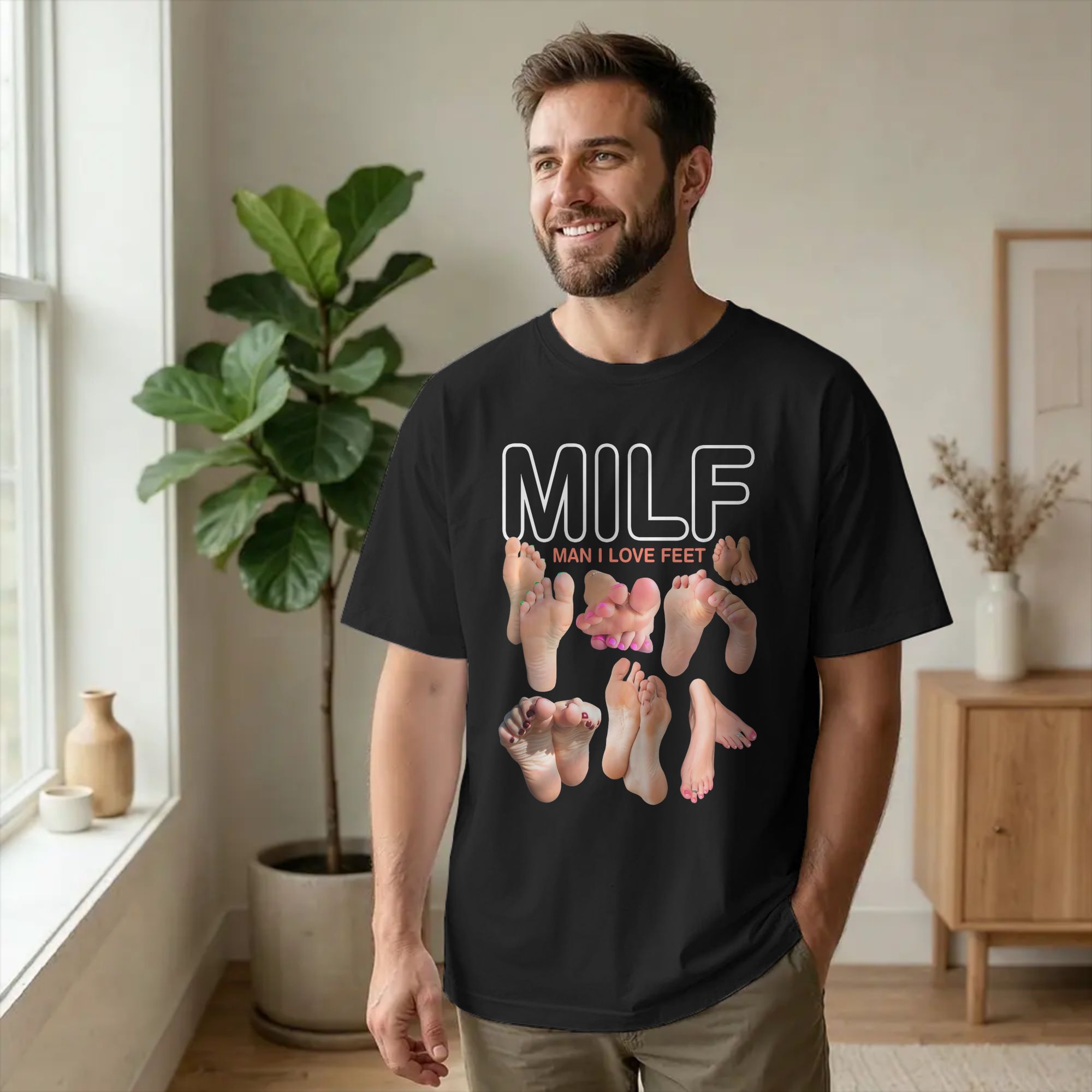 Fashion MILF Man I Love Feet F – Summer Clothing Quotes recenzja i cena