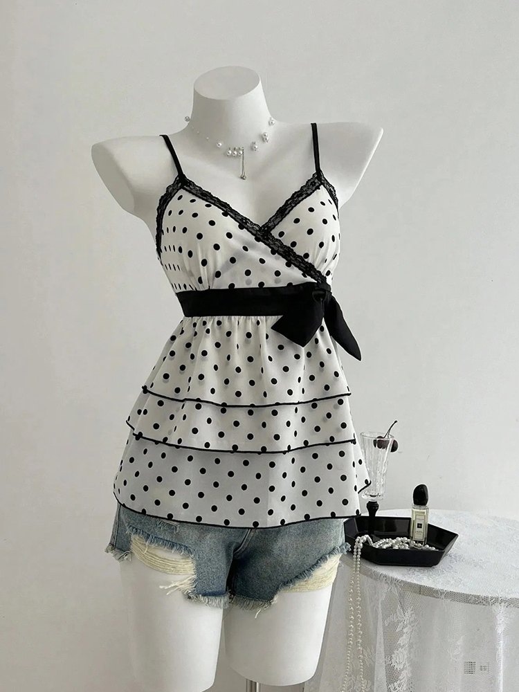 French-Style Retro Lace Patchw – Summer Clothing For 70 Year Old Woman recenzja i cena