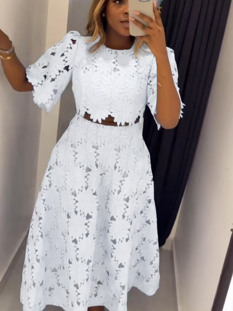 Skirt and Top Two Piece Set Wo – Summer Clothing Wholesale recenzja i cena