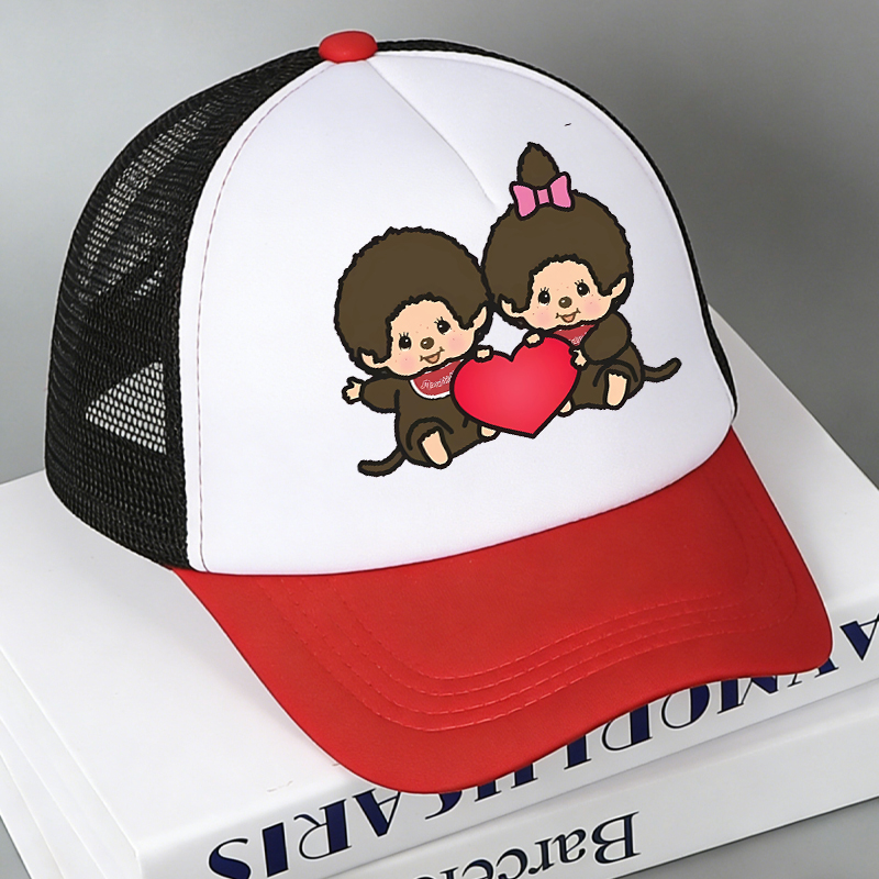 Monchhichi Mesh Baseball Caps  – Summer Clothing Gifts recenzja i cena