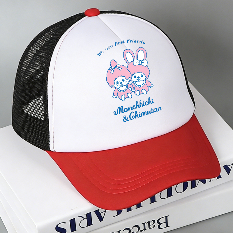 Monchhichi Mesh Baseball Caps  – Summer Clothing Gifts recenzja i cena