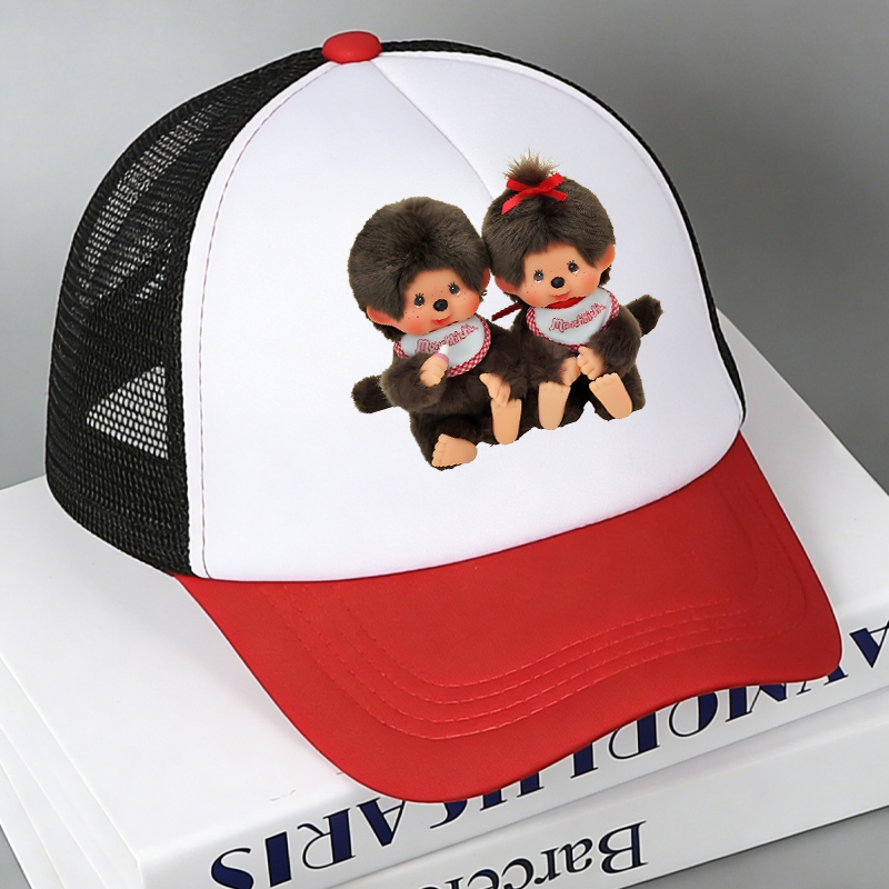 Monchhichi Mesh Baseball Caps  – Summer Clothing Gifts recenzja i cena