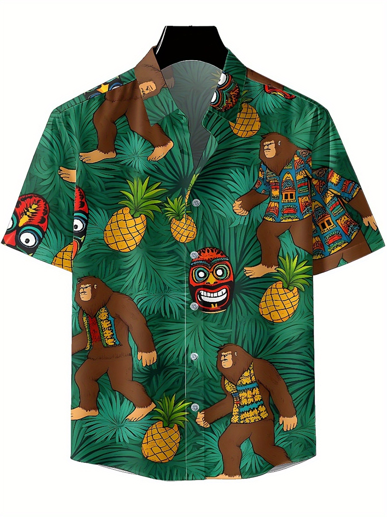 Men's Plus Size Hawaiian Shirt – Summer Youth Clothing recenzja i cena
