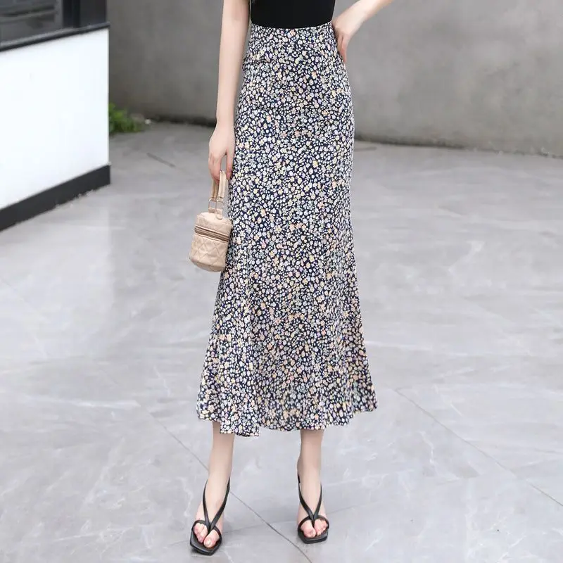 Female Skirts Maxi Black High  – Summer Clothing Trends 2025 recenzja i cena