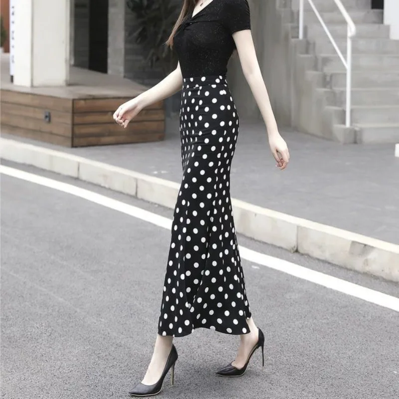 Female Skirts Maxi Black High  – Summer Clothing Trends 2025 recenzja i cena