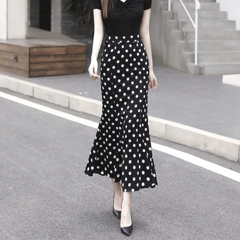 Female Skirts Maxi Black High  – Summer Clothing Trends 2025 recenzja i cena