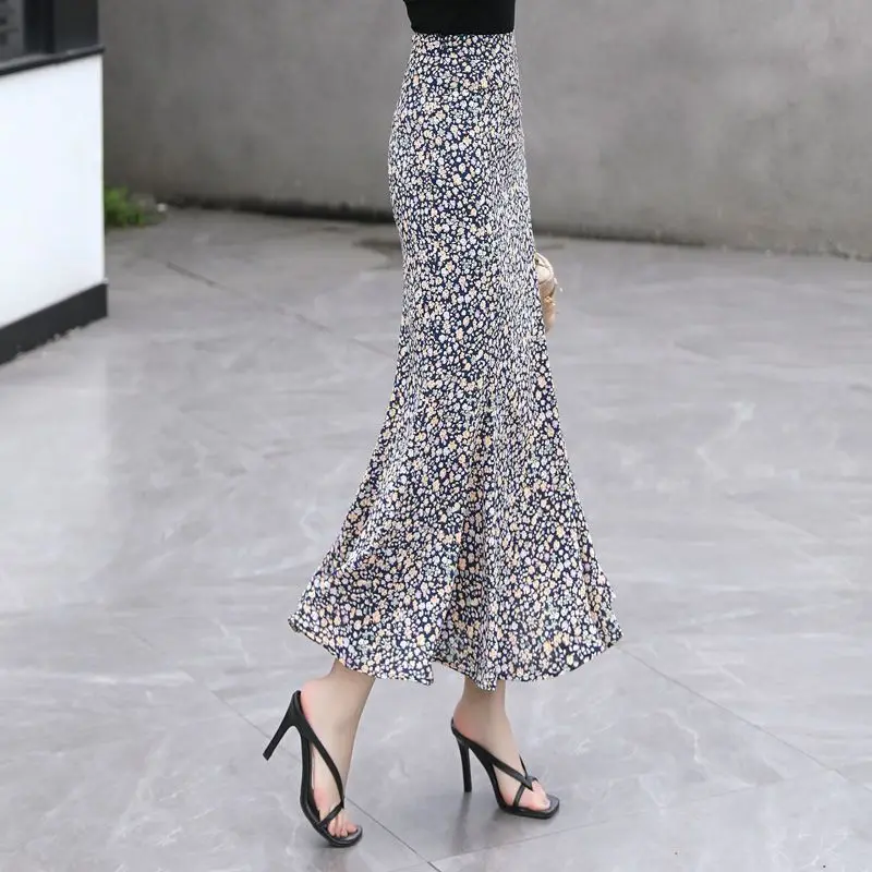 Female Skirts Maxi Black High  – Summer Clothing Trends 2025 recenzja i cena
