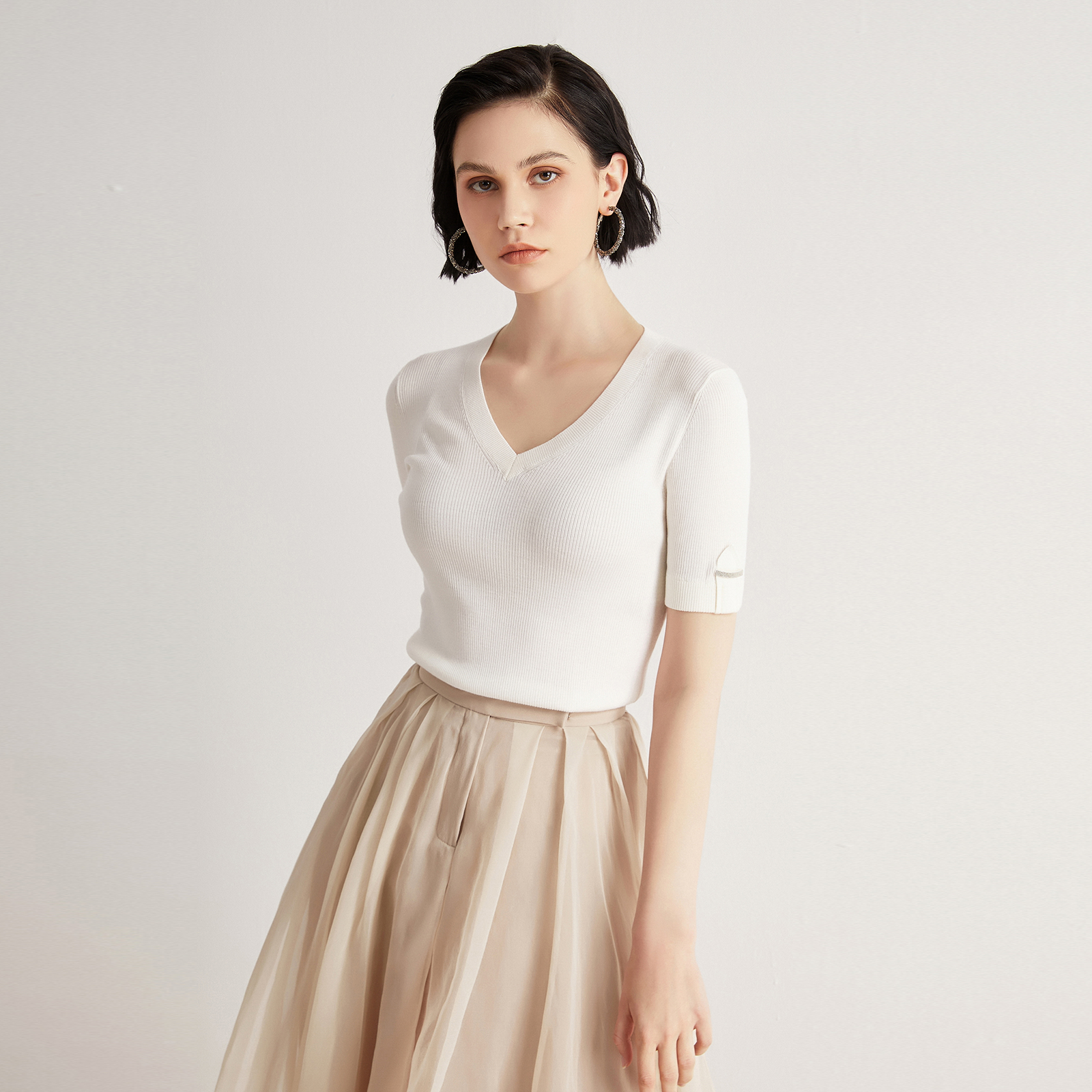 BC-52 V neck Merino Woolen Clo – Summer Clothing Brands For Women recenzja i cena
