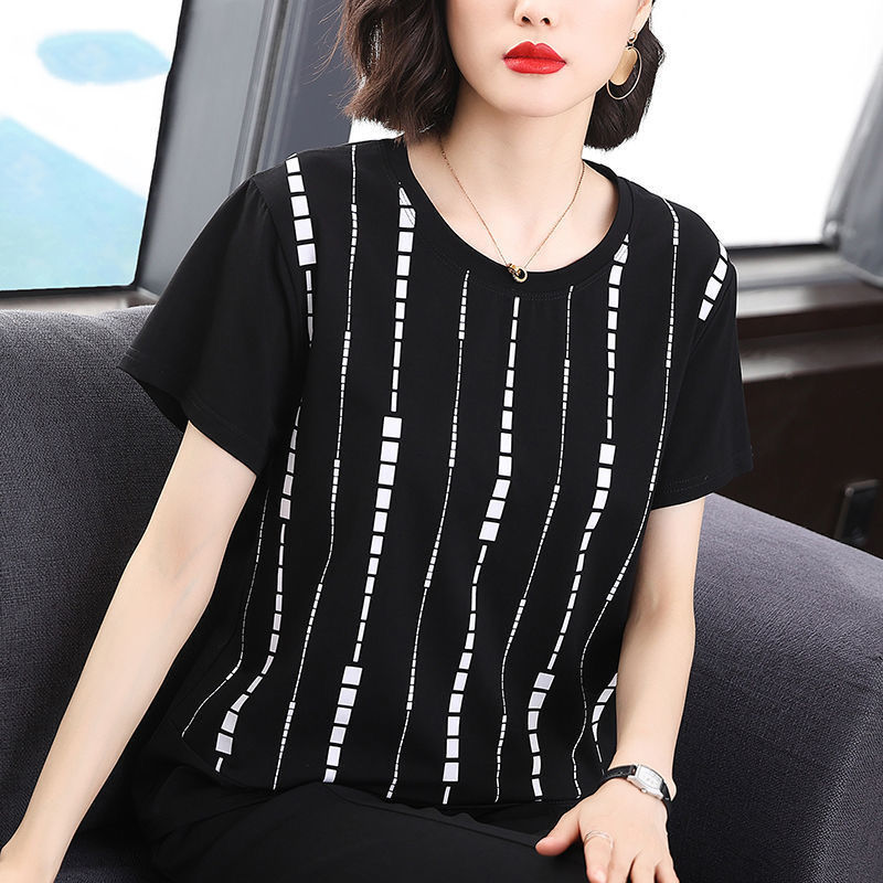 Leisure Elegant Fashion Round  – Summer Clothing For 70 Year Old Woman recenzja i cena