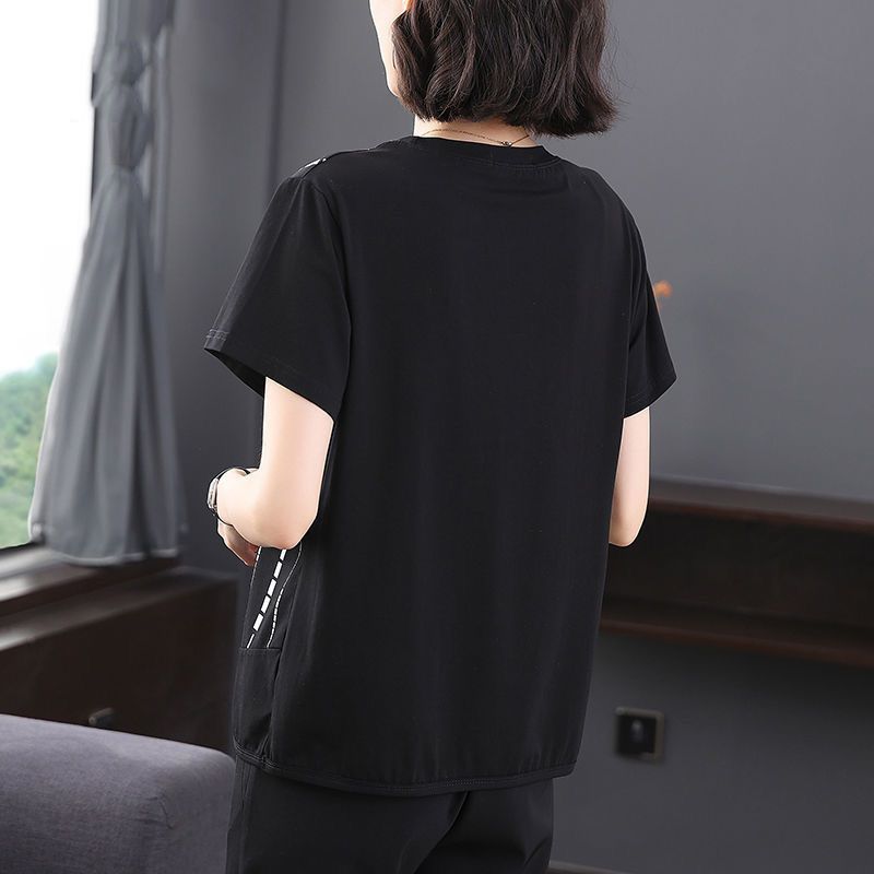 Leisure Elegant Fashion Round  – Summer Clothing For 70 Year Old Woman recenzja i cena