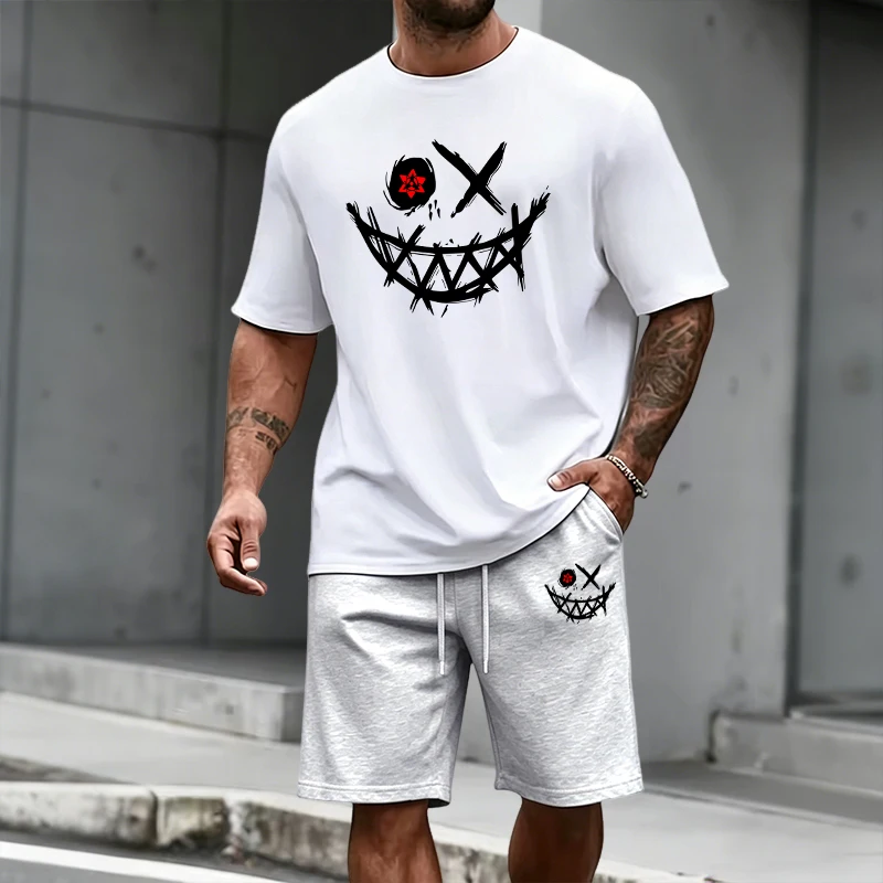 2026 Summer Men's Set T-shirt& – Summer Clothing Sets Men recenzja i cena