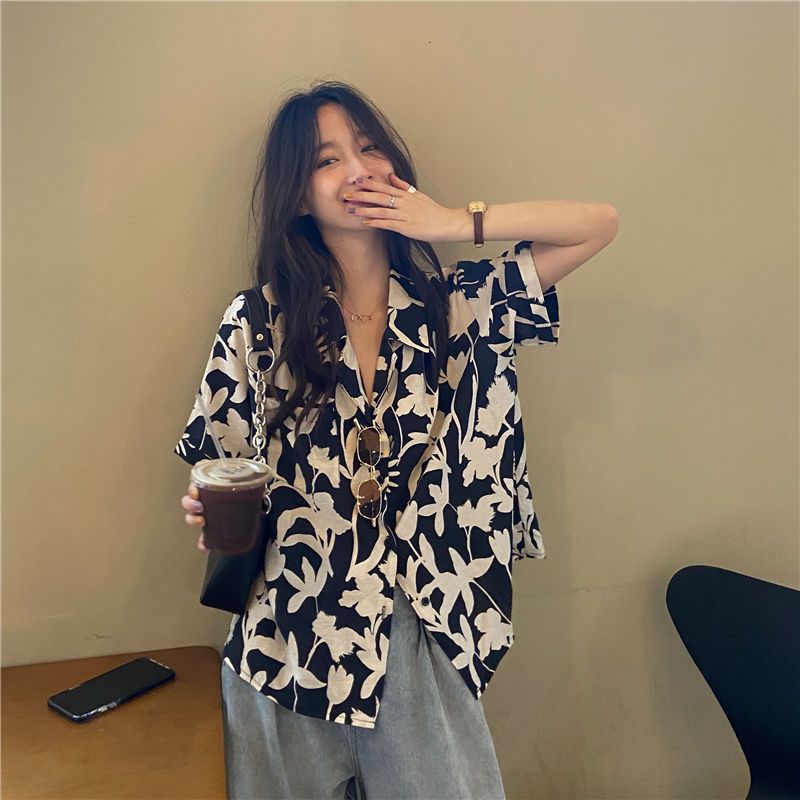 Summer New Printing Loose Shir – Summer Youth Clothing recenzja i cena