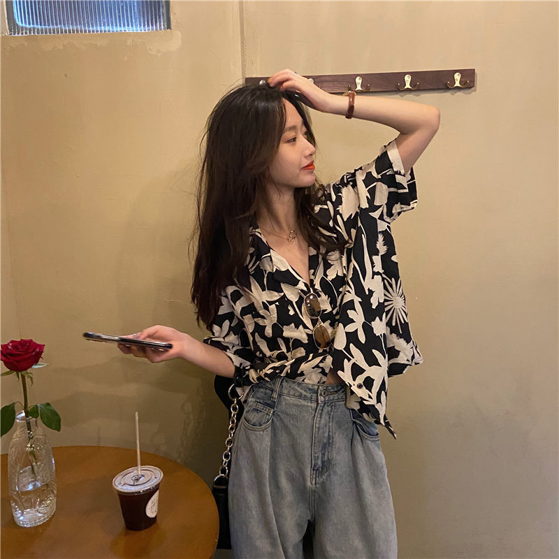 Summer New Printing Loose Shir – Summer Youth Clothing recenzja i cena