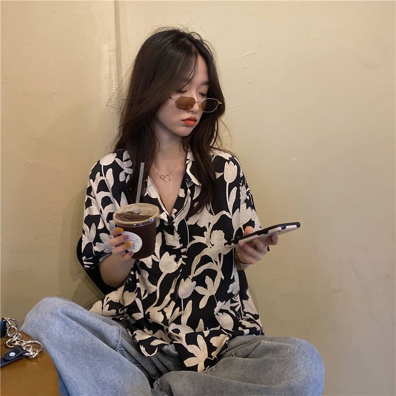 Summer New Printing Loose Shir – Summer Youth Clothing recenzja i cena