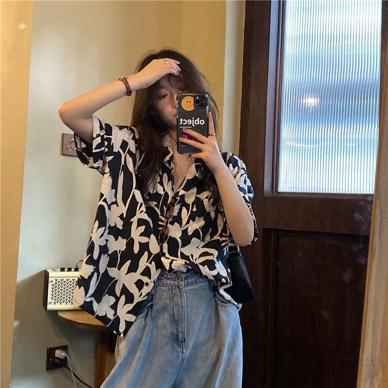 Summer New Printing Loose Shir – Summer Youth Clothing recenzja i cena