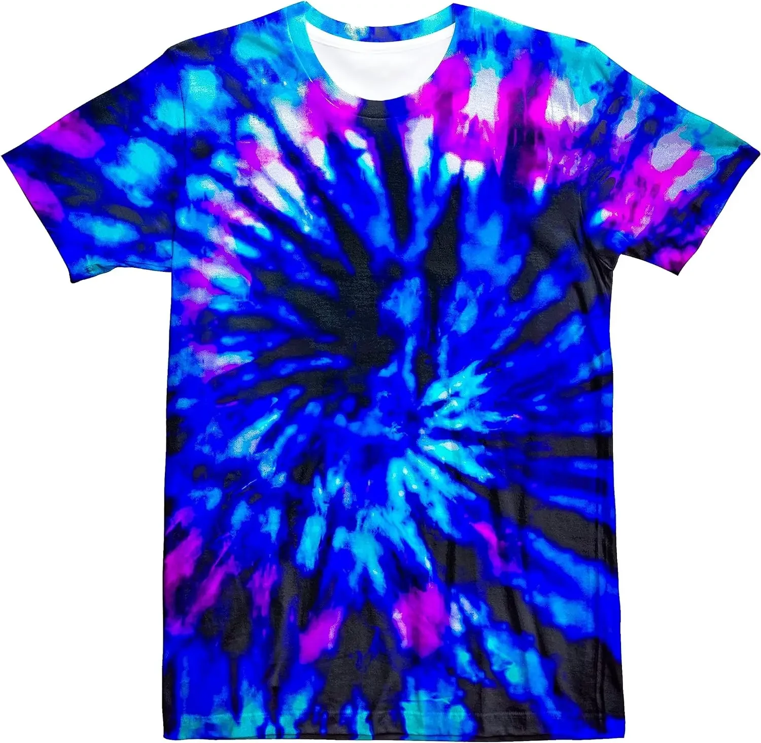 Unisex Retro Tie Dye t shirt f – Summer Clothing For 70 Year Old Woman recenzja i cena