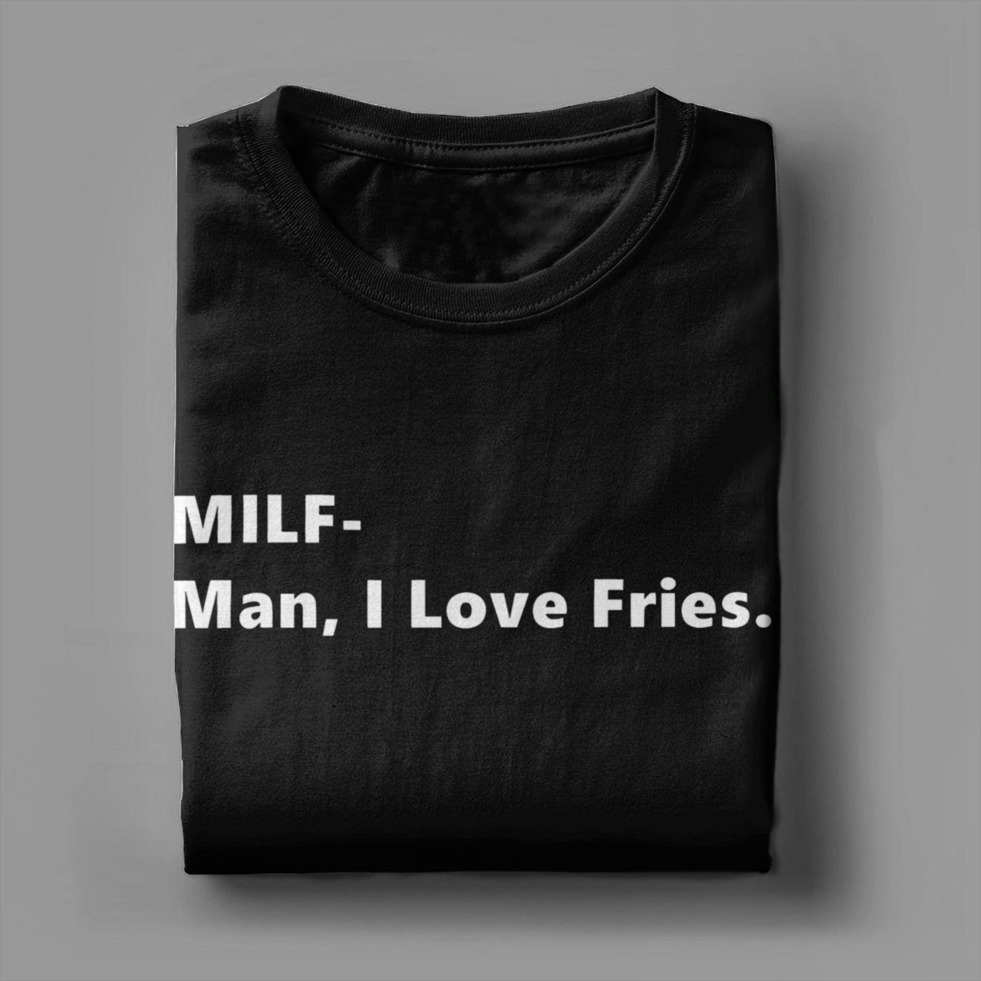 MILF Man I Love Fries Funny Qu – Summer Clothing Quotes recenzja i cena