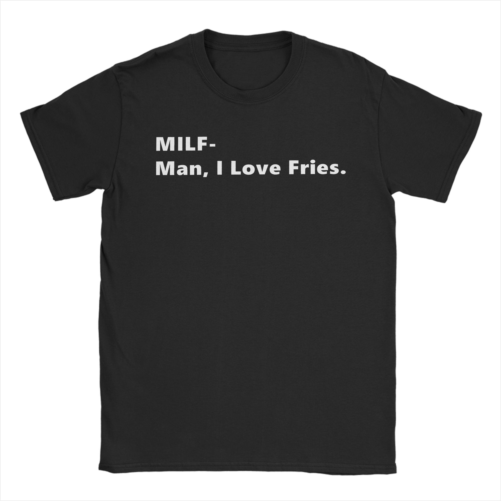MILF Man I Love Fries Funny Qu – Summer Clothing Quotes recenzja i cena