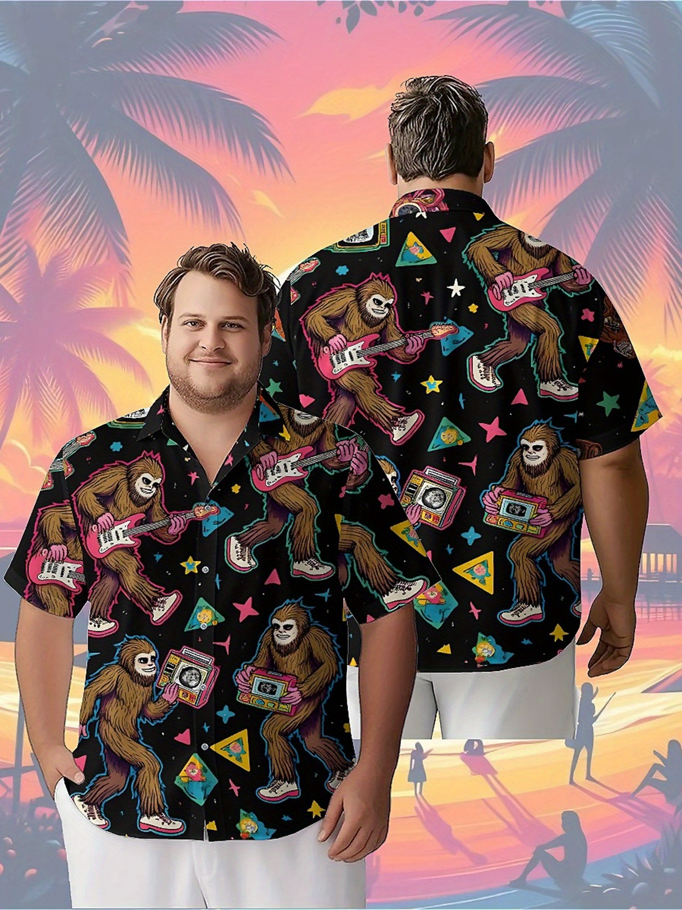 Men's Plus Size Hawaiian Shirt – Summer Youth Clothing recenzja i cena