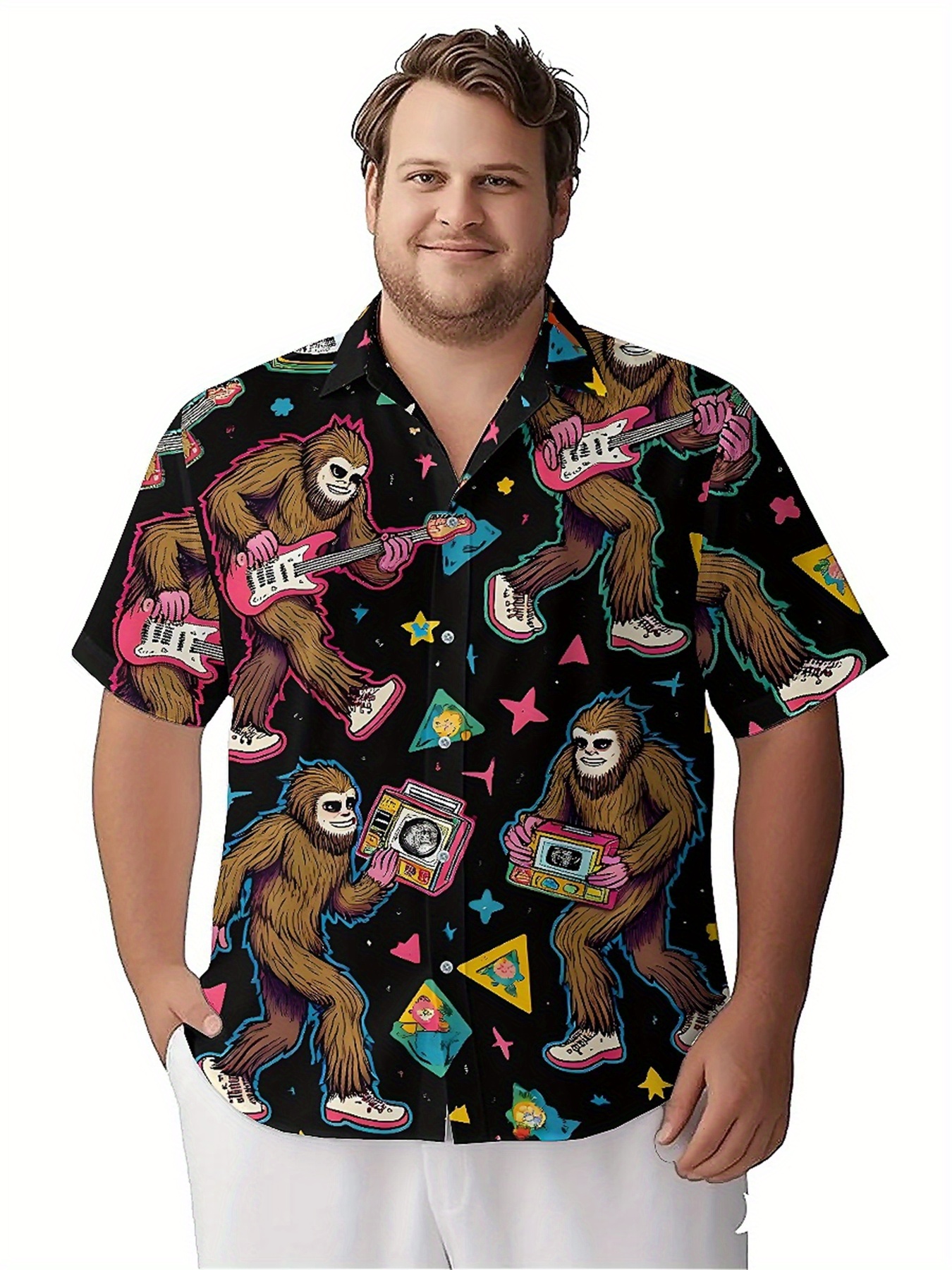 Men's Plus Size Hawaiian Shirt – Summer Youth Clothing recenzja i cena