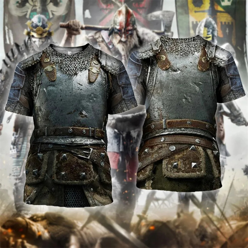Knights Templar Graphic T-shir – Summer Knights Clothing recenzja i cena