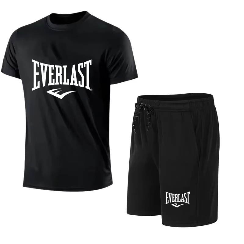 EVERLAST Men's T-shirt + Short – Summer Clothing Sets Men recenzja i cena