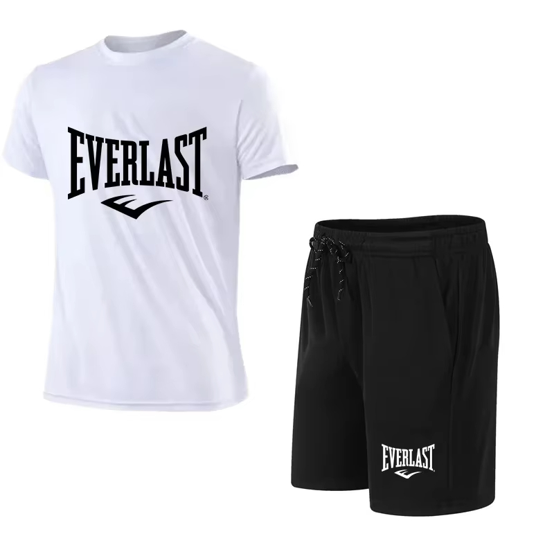EVERLAST Men's T-shirt + Short – Summer Clothing Sets Men recenzja i cena
