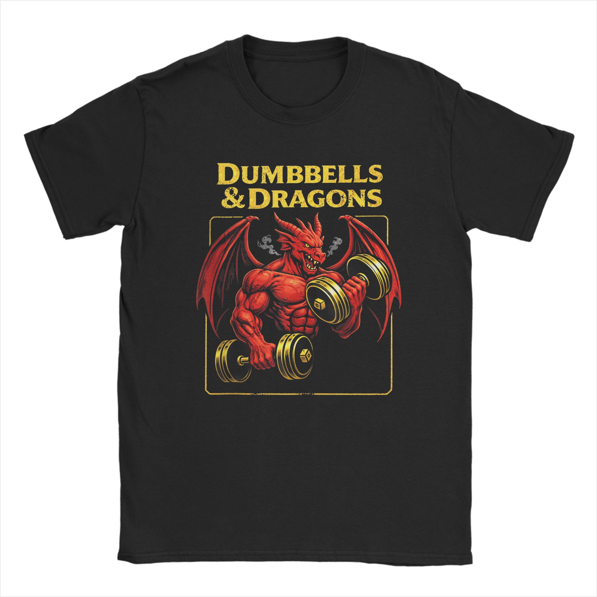 Dumbbells and Dragons Gym T-Sh – Summer Clothing Ideas For Women recenzja i cena