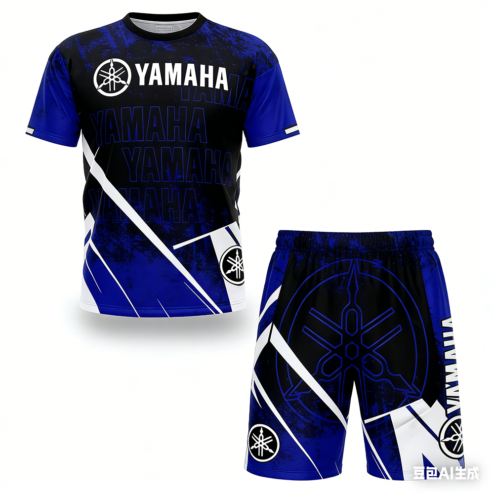 New Summer YAMAHA Men Women Mo – Summer Clothing Sets Men recenzja i cena