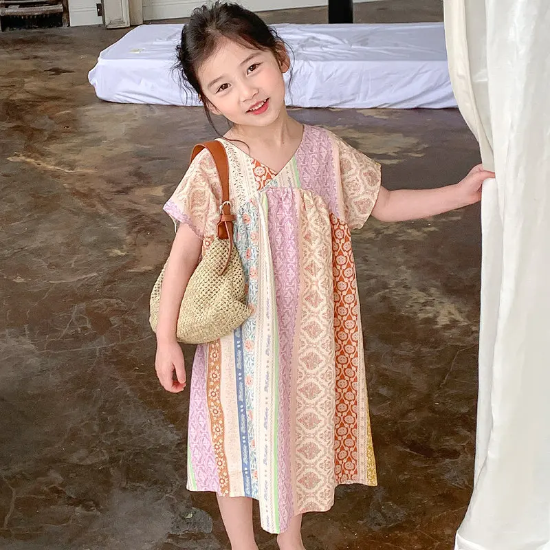 Fashion Girls' Dress Comfortab – Summer Clothing Affordable recenzja i cena