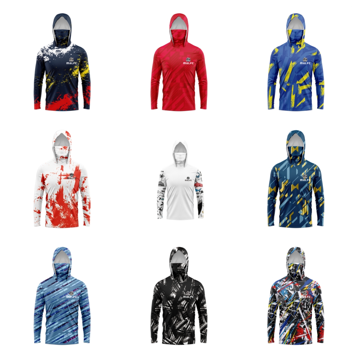 MALFC Men Hood Fishing Shirt l – Rash Guard Long Sleeve recenzja i cena