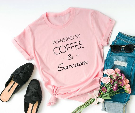 Sugarbaby Coffee and sarcasm s – Summer Clothing Quotes recenzja i cena