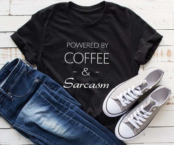 Sugarbaby Coffee and sarcasm s – Summer Clothing Quotes recenzja i cena