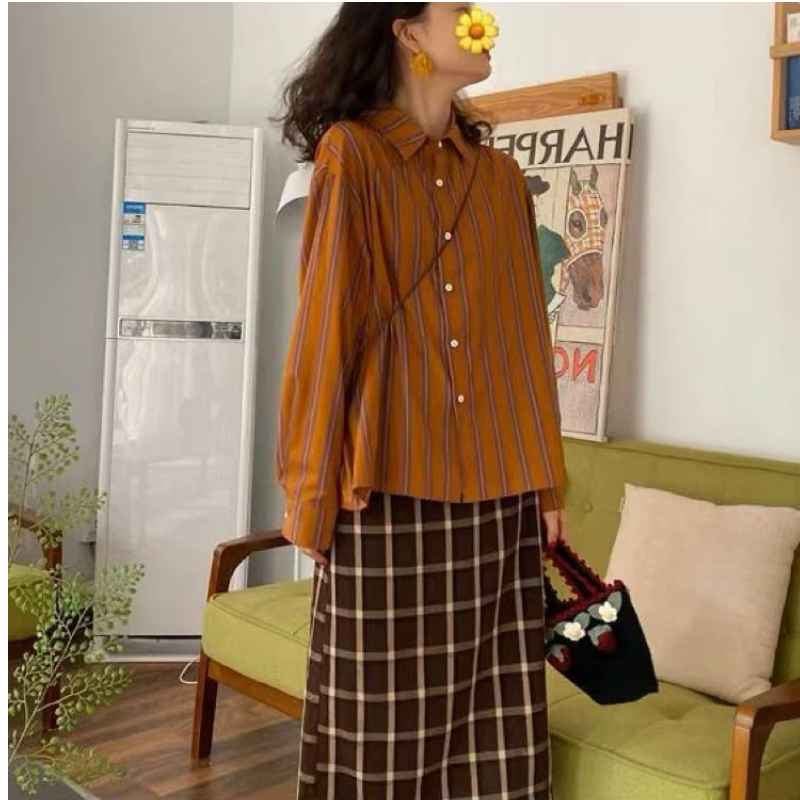 Spring New Striped Loose Casua – Summer Youth Clothing recenzja i cena