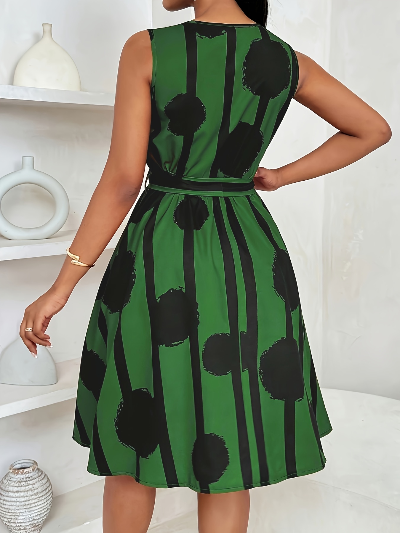 Women's Oversized Woven Dress  – Summer Clothing For 70 Year Old Woman recenzja i cena