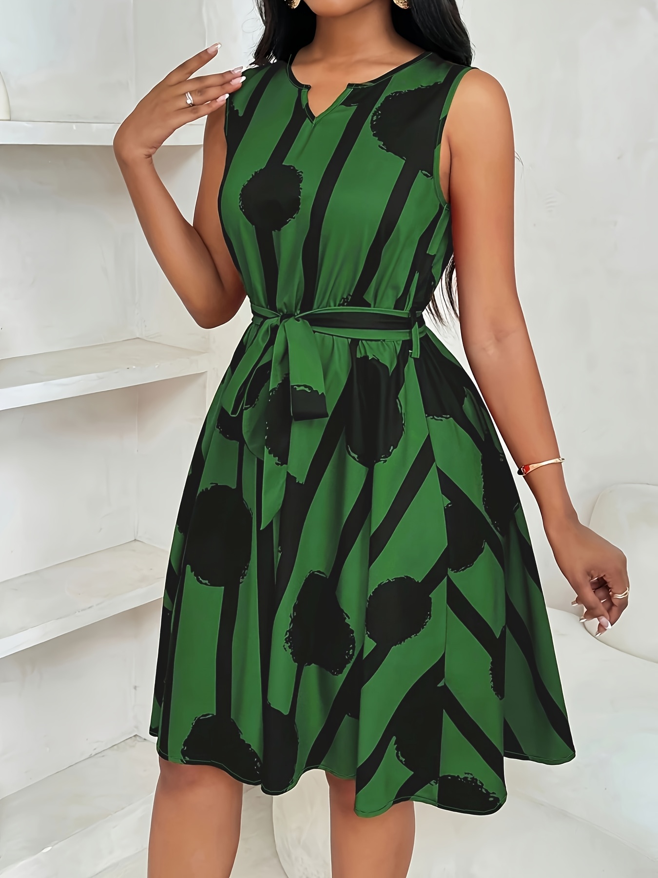 Women's Oversized Woven Dress  – Summer Clothing For 70 Year Old Woman recenzja i cena