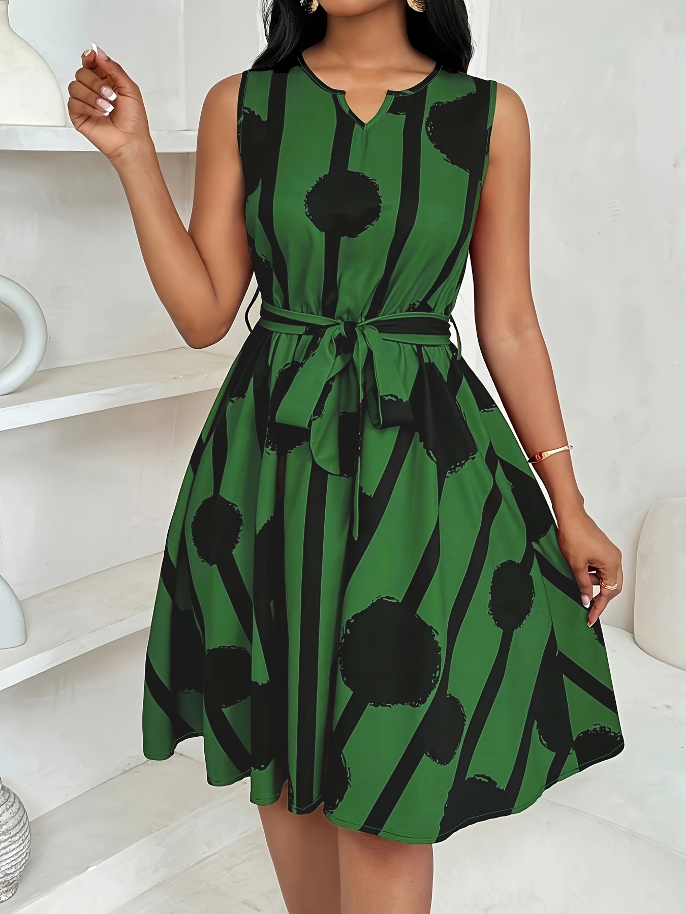 Women's Oversized Woven Dress  – Summer Clothing For 70 Year Old Woman recenzja i cena