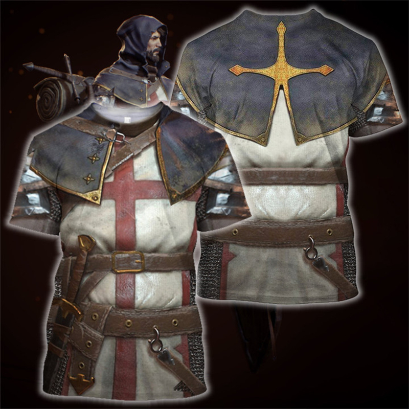 Templar Knight Graphic Vintage – Summer Knights Clothing recenzja i cena