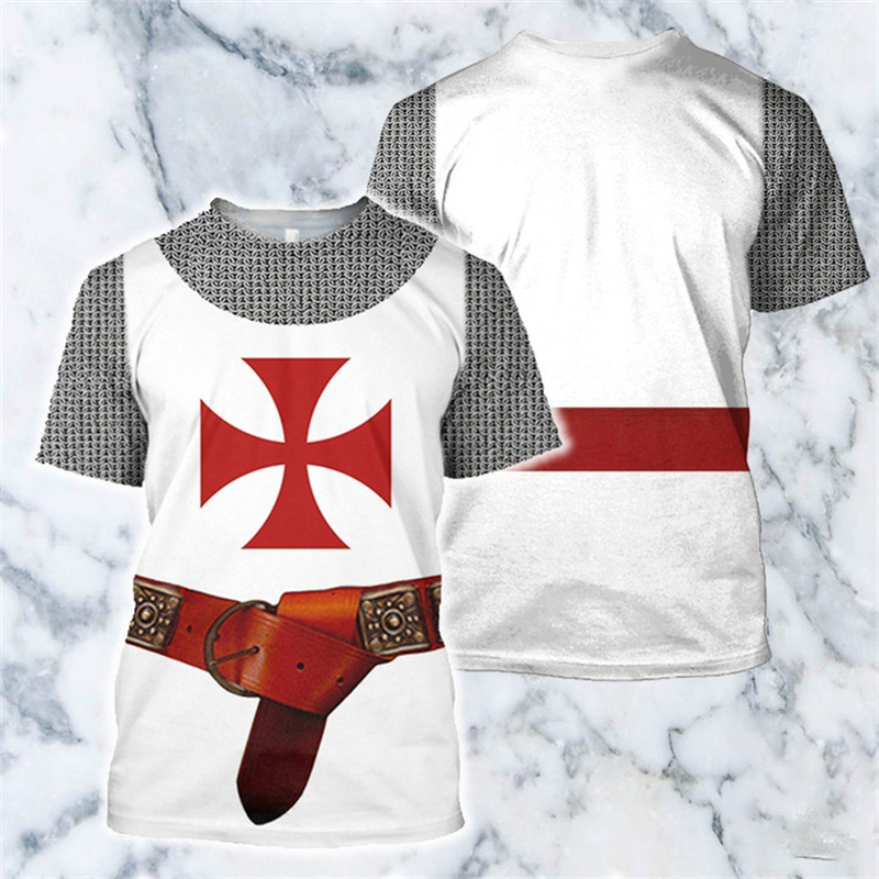 Templar Knight Graphic Vintage – Summer Knights Clothing recenzja i cena